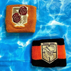 Attack on Titan - Wall Sina & Garrison Regiment (Roses) Wristband / Sweatband  -